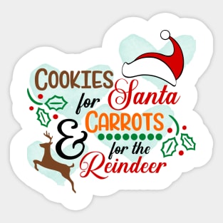 Cookies for Santa Sticker